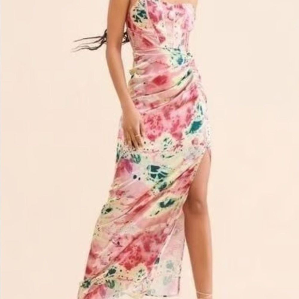 Let Me Be Floral Maxi Dress